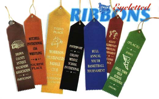 Custom Printed Eyeletted Ribbons